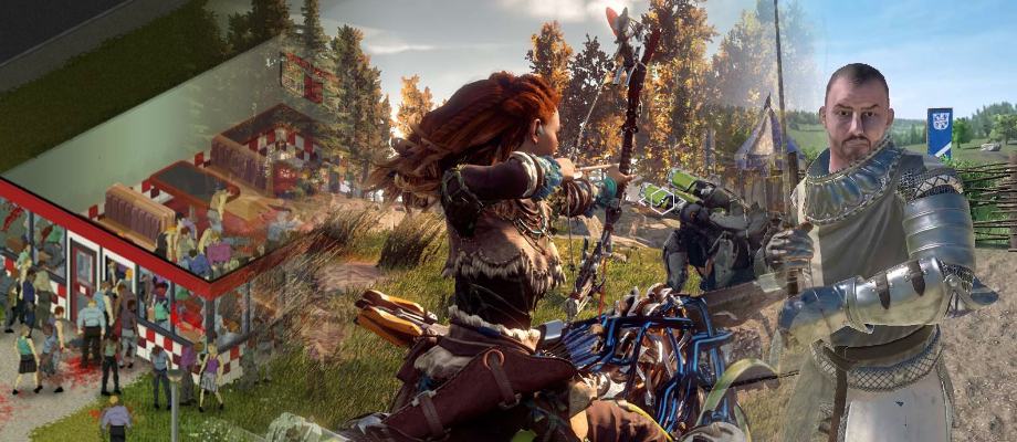 Mordhau, Horizon Zero Dawn​ und Project Zomboid