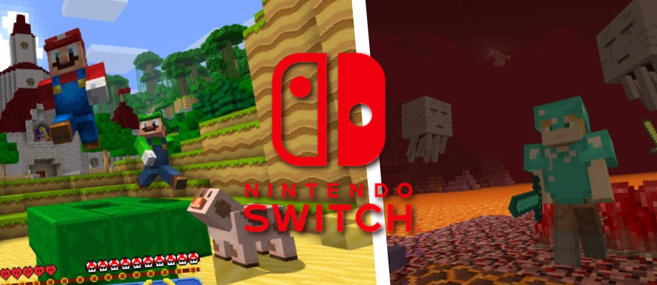 Minecraft auf der Nintendo Switch